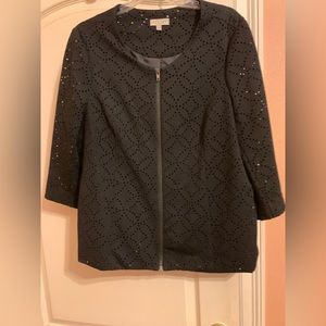 Eyelet lace blazer/dress jacket